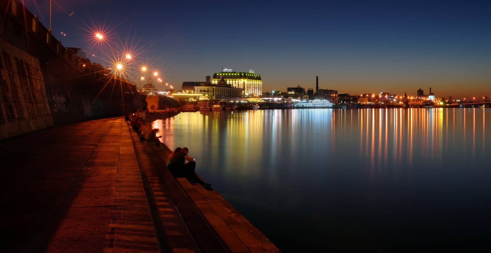 Съемка ночью. Городской пейзаж