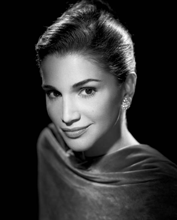 Queen Rania of Jordan, photographed by Studio Harcourt Paris
