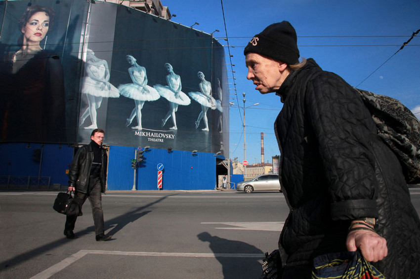 Репортажний знімок, зроблений у несподіваній міській ситуації