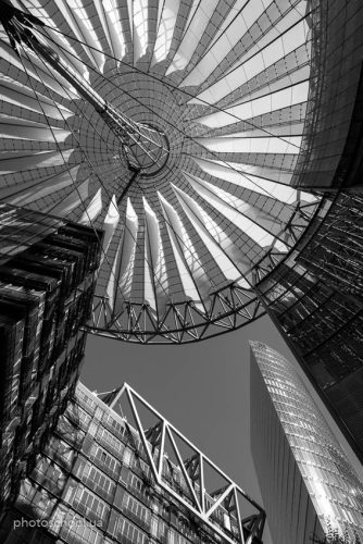 Modern architecture of Berlin. Potsdamer Platz.