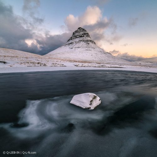 Two mountains -Kirkjufell mountain , Iceland  Nikon D750, Samyang14 mm, F22 1,3 sec, ISO50