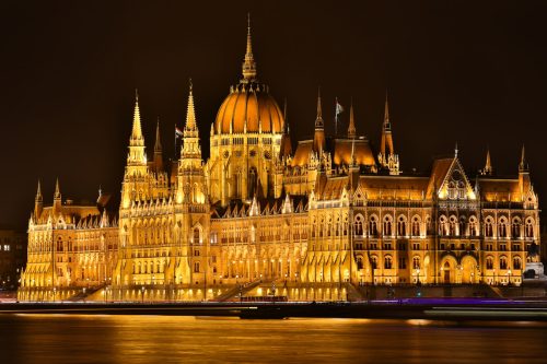 Evening Parliament Budapest