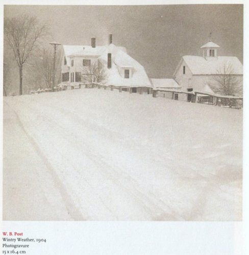 W. В. Post. Wintry Weather, 1904