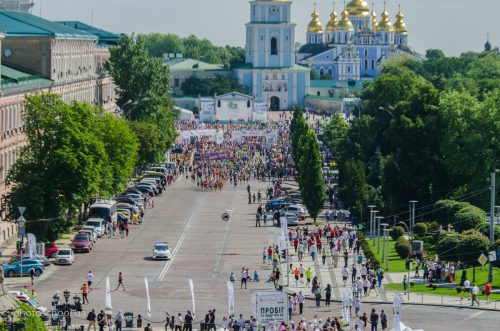 Пробег под каштанами Киев