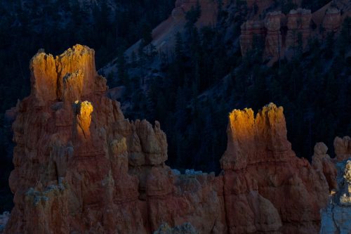 Bryce canyon, sunset