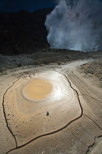 Land of Mutnovsky volcano