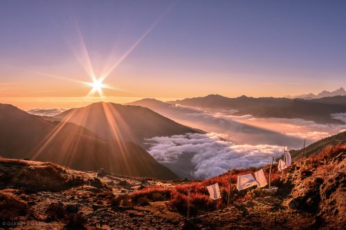 Sunset in Laurebina